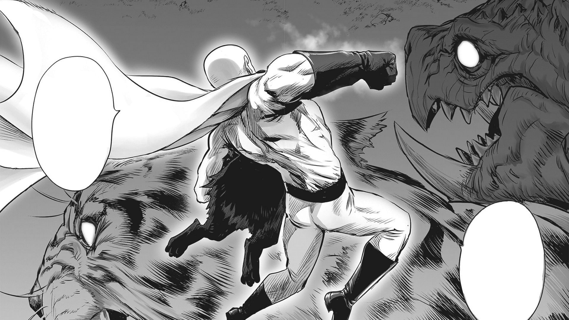 Saitama as seen in the One Punch Man manga (Image via Shueisha)